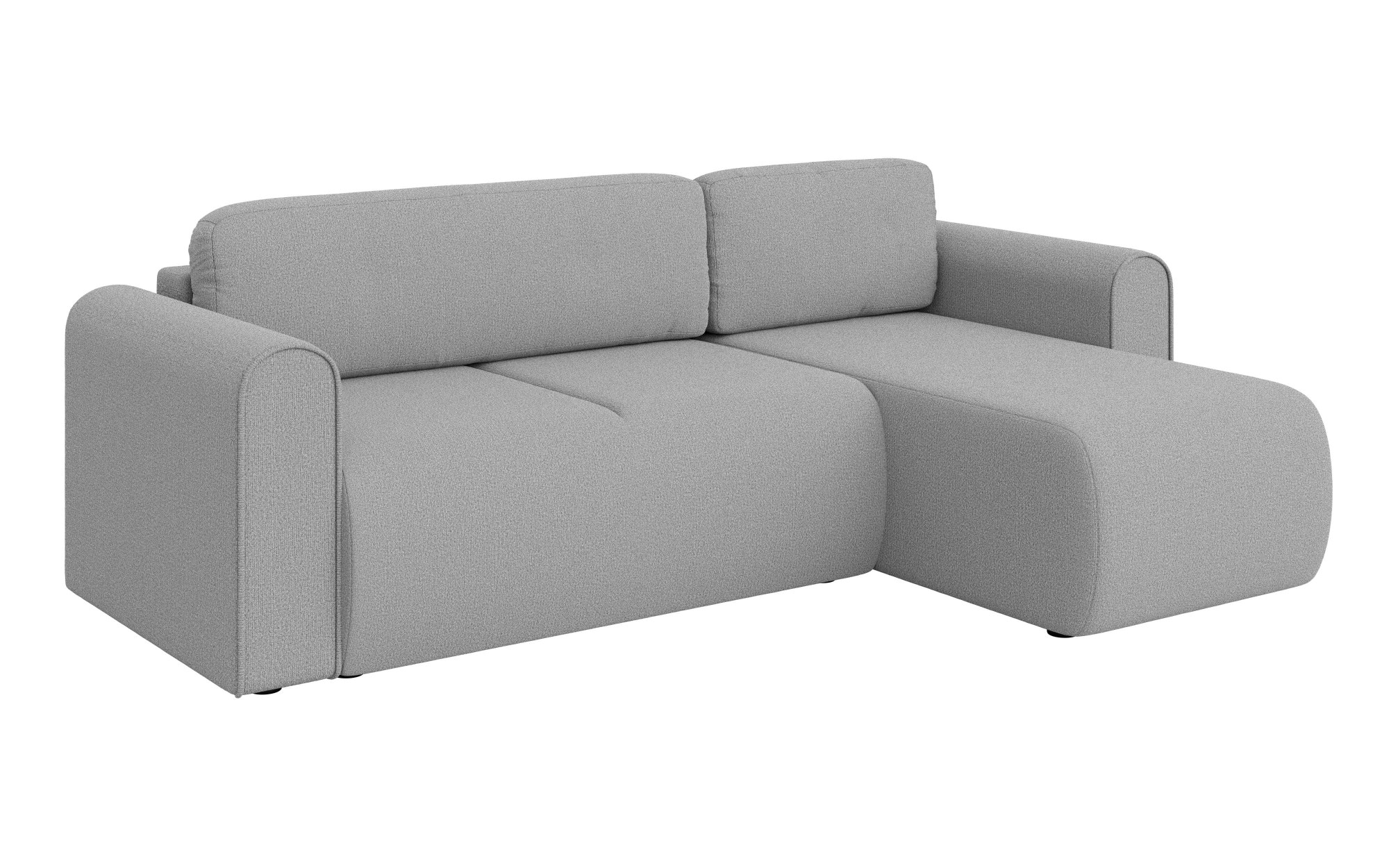 GOODproduct Ecksofa »Zacharia wahlweise Schlafsofa mit Bettkasten, B/T/H 250/166/86 cm« L-Form mit Wellenunterfederung, Recamiere beidseitig montierbar