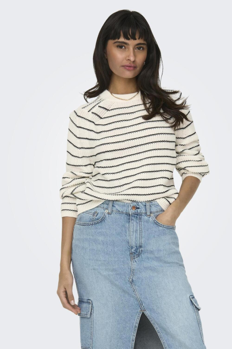 Only beige dames trui