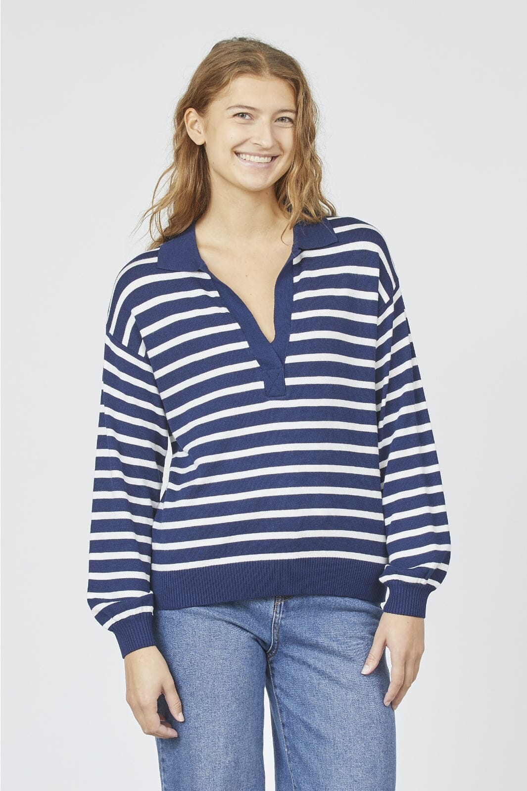 Sisters Point Hilva-Polo.Ls1 830 navy cream