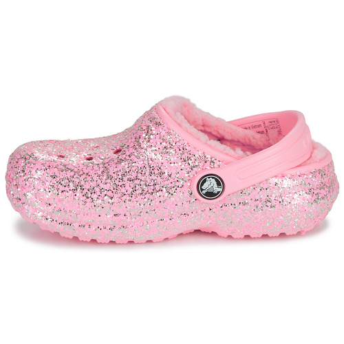 Crocs - Classic Lined Glitter Clog K - Rose