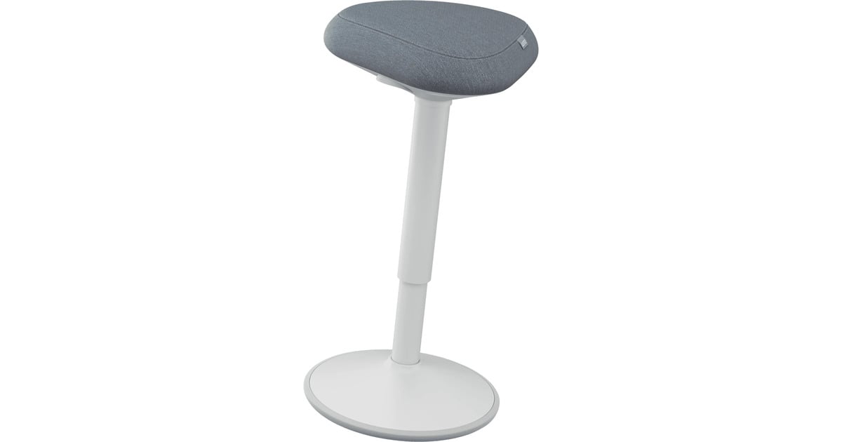 LeitzErgo Wiebelkruk met Gasveer (57 - 82 cm) stoel  (Grijs)