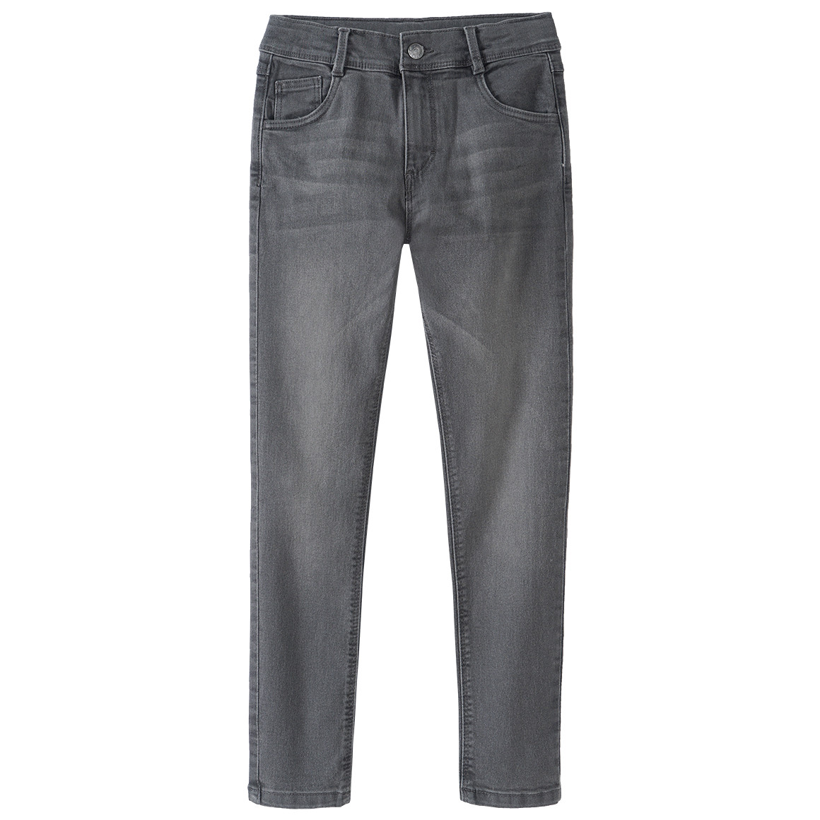 Famy 2 Jungen Skinny-Jeans im 5-Pocket-Style blau / grau