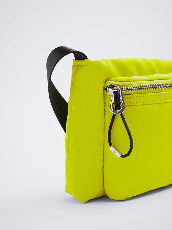 Bolsa de ombro de nylon - Amarela