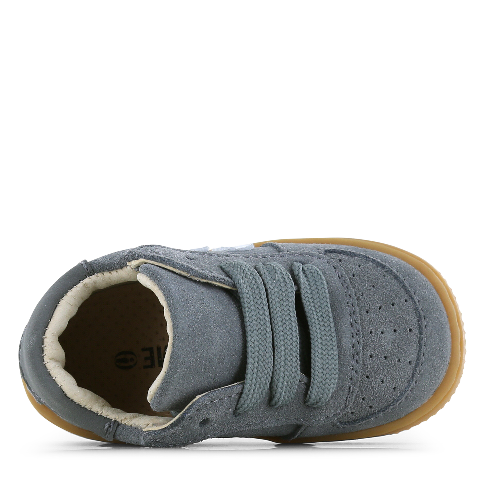 Shoesme grijze suède sneakertje Microfiber leer, Suède | Jongens schoenen