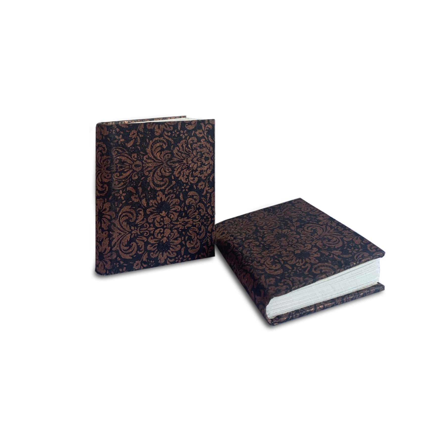 Notizbuch schwarz-braun, H 7,5 cm, B 5,5 cm günstig bestellen