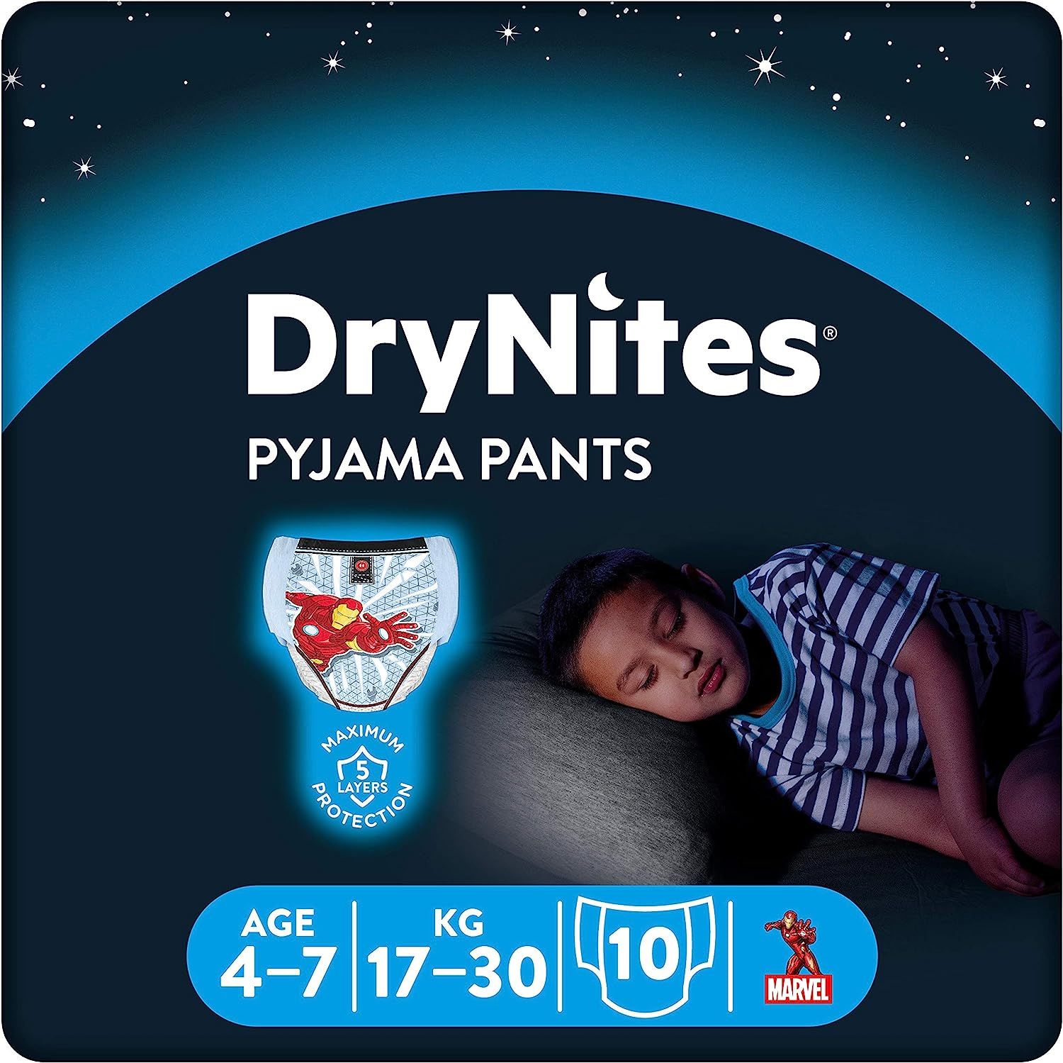 Huggies DryNites Windeln Windelhosen Jungen 4-7 J. (17-30kg)
