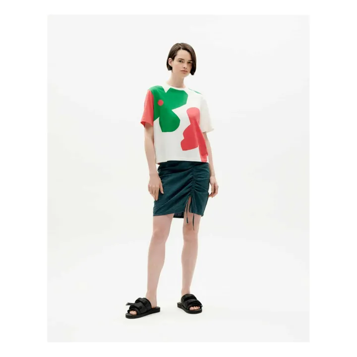 Thinking Mu T-shirt Lucia Butterfly Coton Bio | Blanc