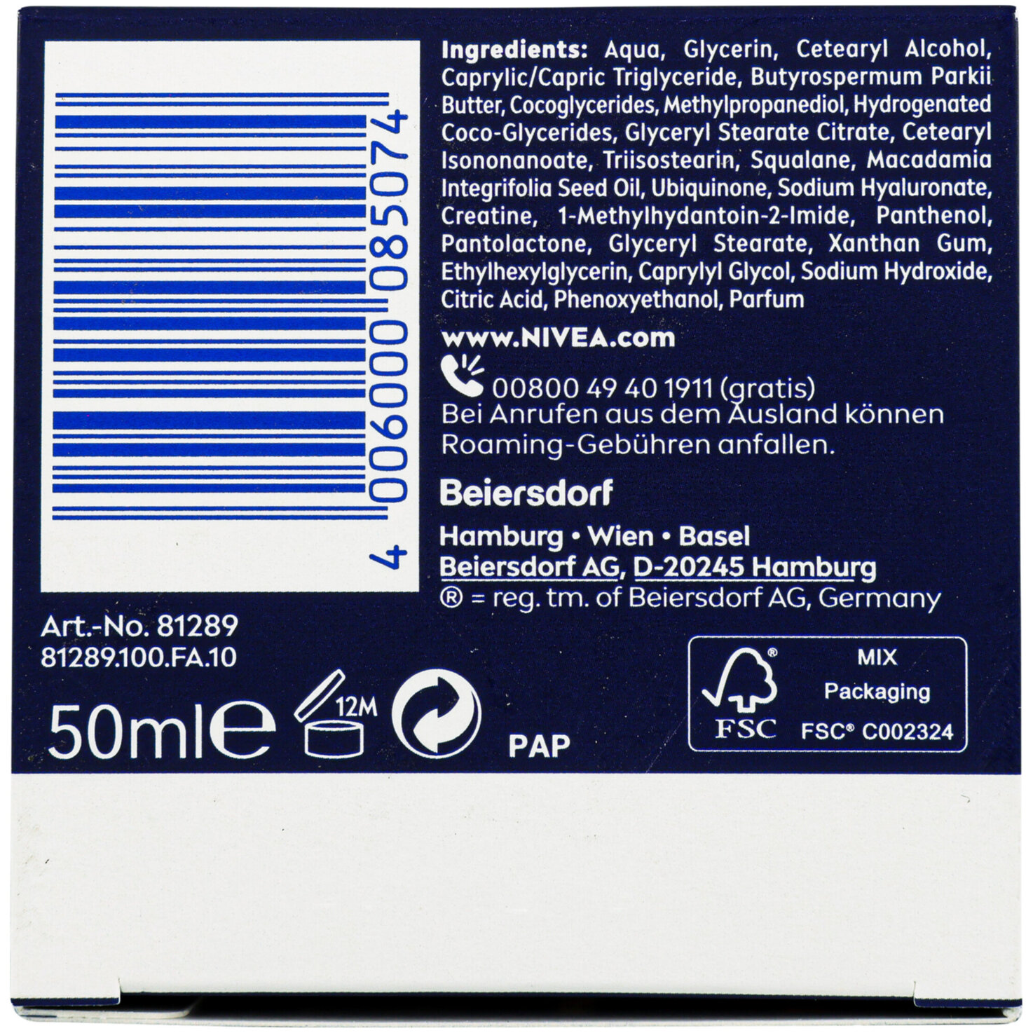 Nivea Q10 Power Anti-Falten Regenerierende Nachtcreme