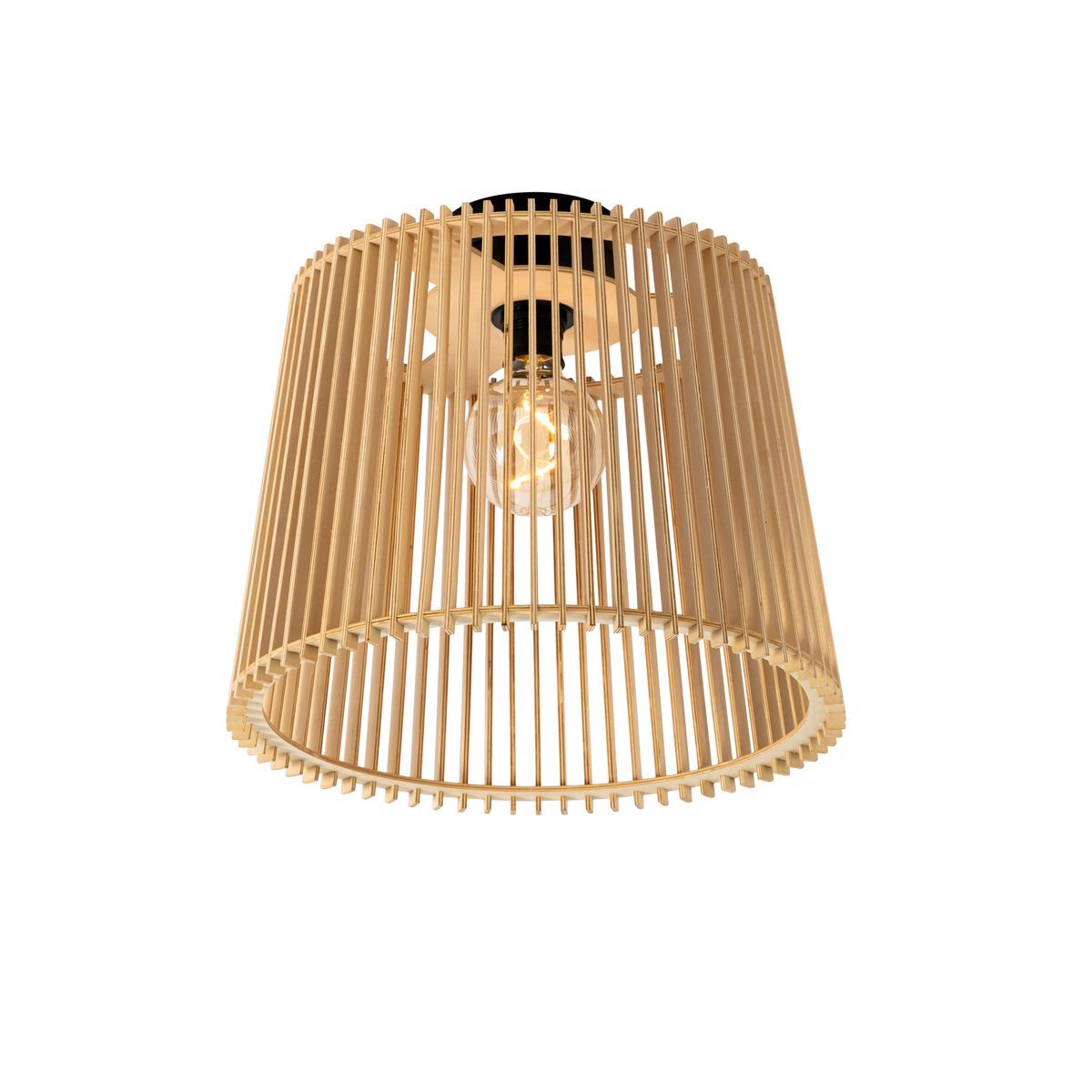 Landelijke buiten plafondlamp hout IP44 - Jayla