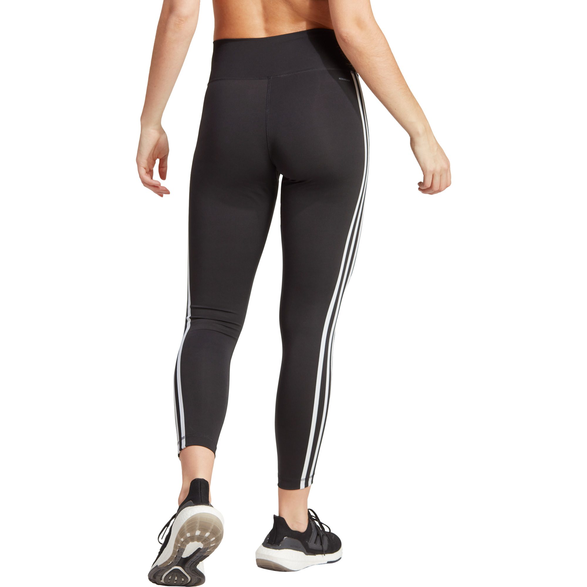adidas Train Essentials 3-Streifen High-Waisted 7/8-Tights Damen schwarz