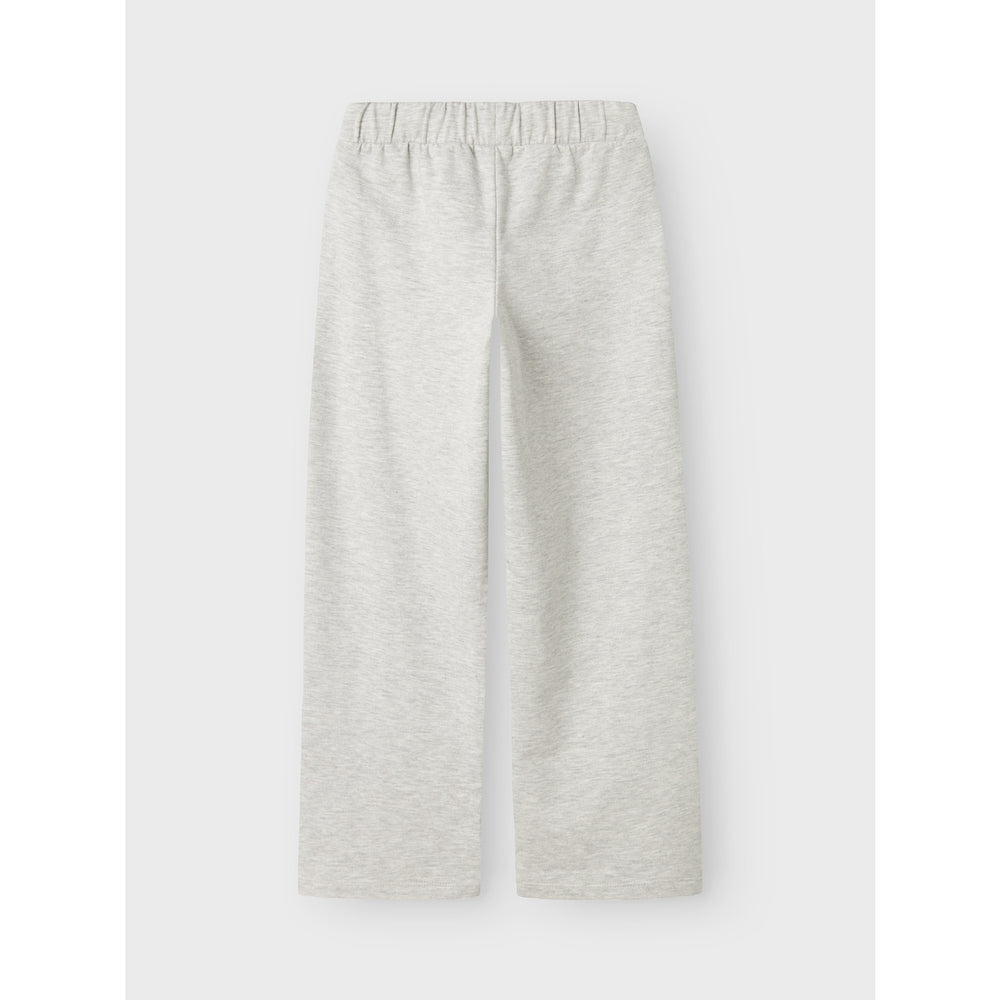 Køb Name It Light Grey Melange Nkfkarrie Wide Sweat Bukser Unb