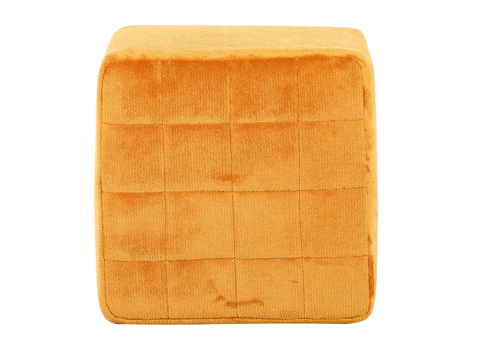 Hocker Cowboy 42x48x42 cm gold, plüsch