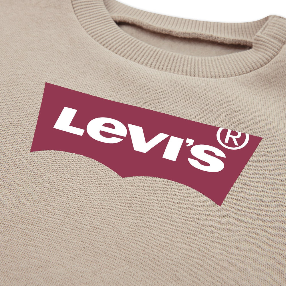 Køb Levi's White Pepper Batwing Crewneck Sweatshirt