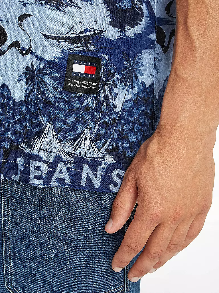 TOMMY JEANS Hemd blau