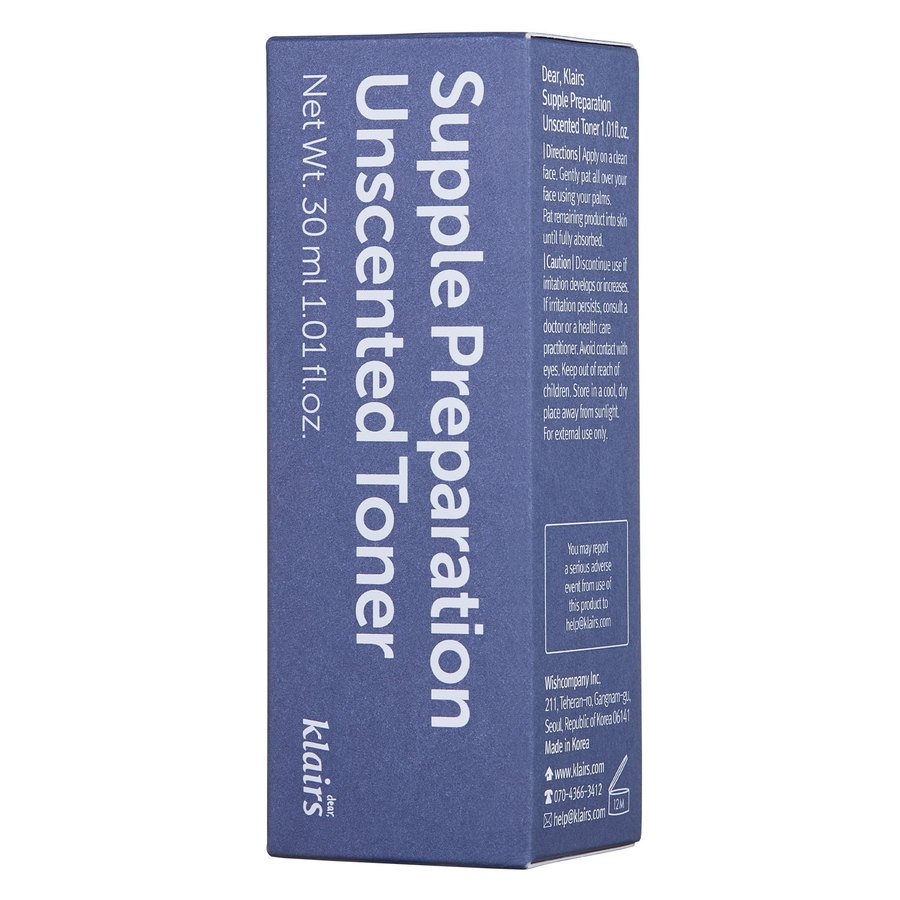 Klairs Supple Preparation Unscented Toner Miniature 30ml