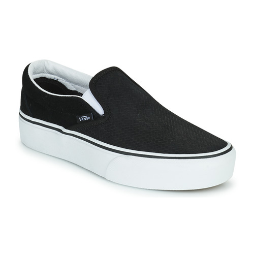Vans - Classic Slip-On Platform - Noir / Blanc