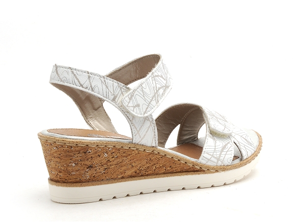 Remonte nu pieds talons femme r6252 blanc
