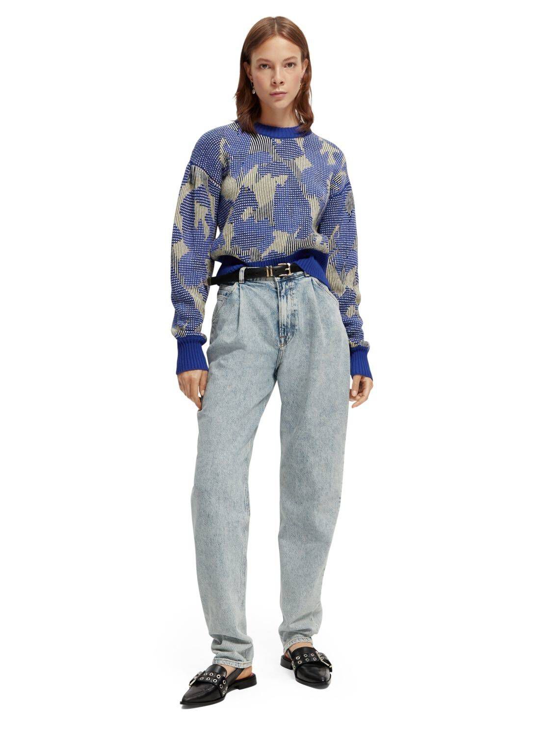 Scotch & Soda| Damen Strickpullover ABSTRACT JACQUARD