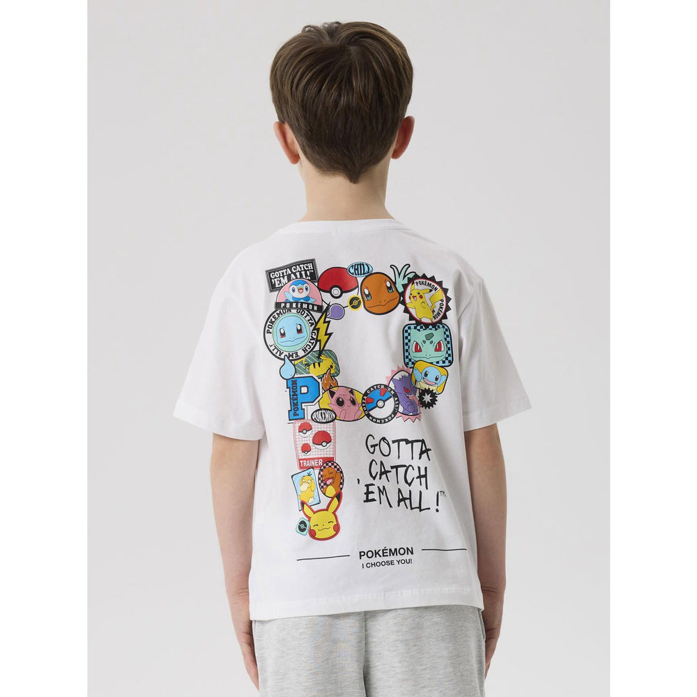 Køb Name It Bright White Nkmjeno Pokemon Nreg Ss Top Box Noos Sky