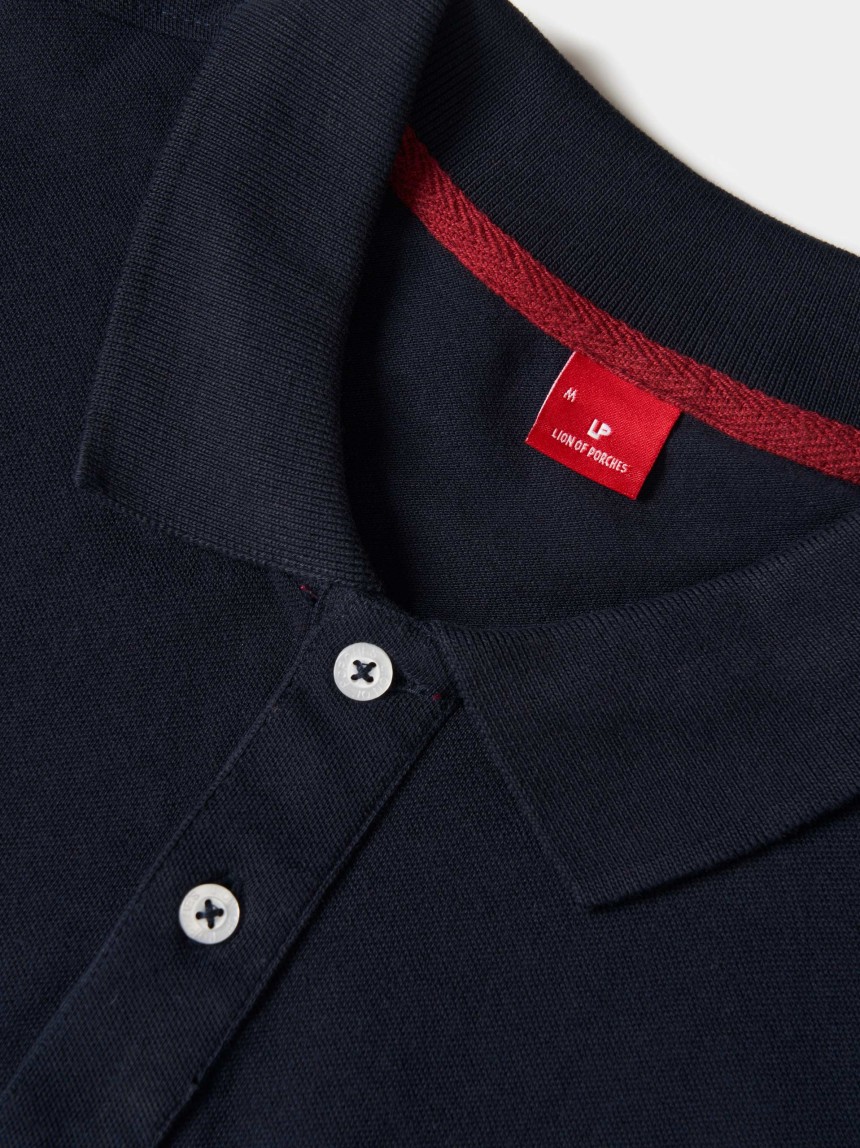 Polo regular fit 100% algodão
