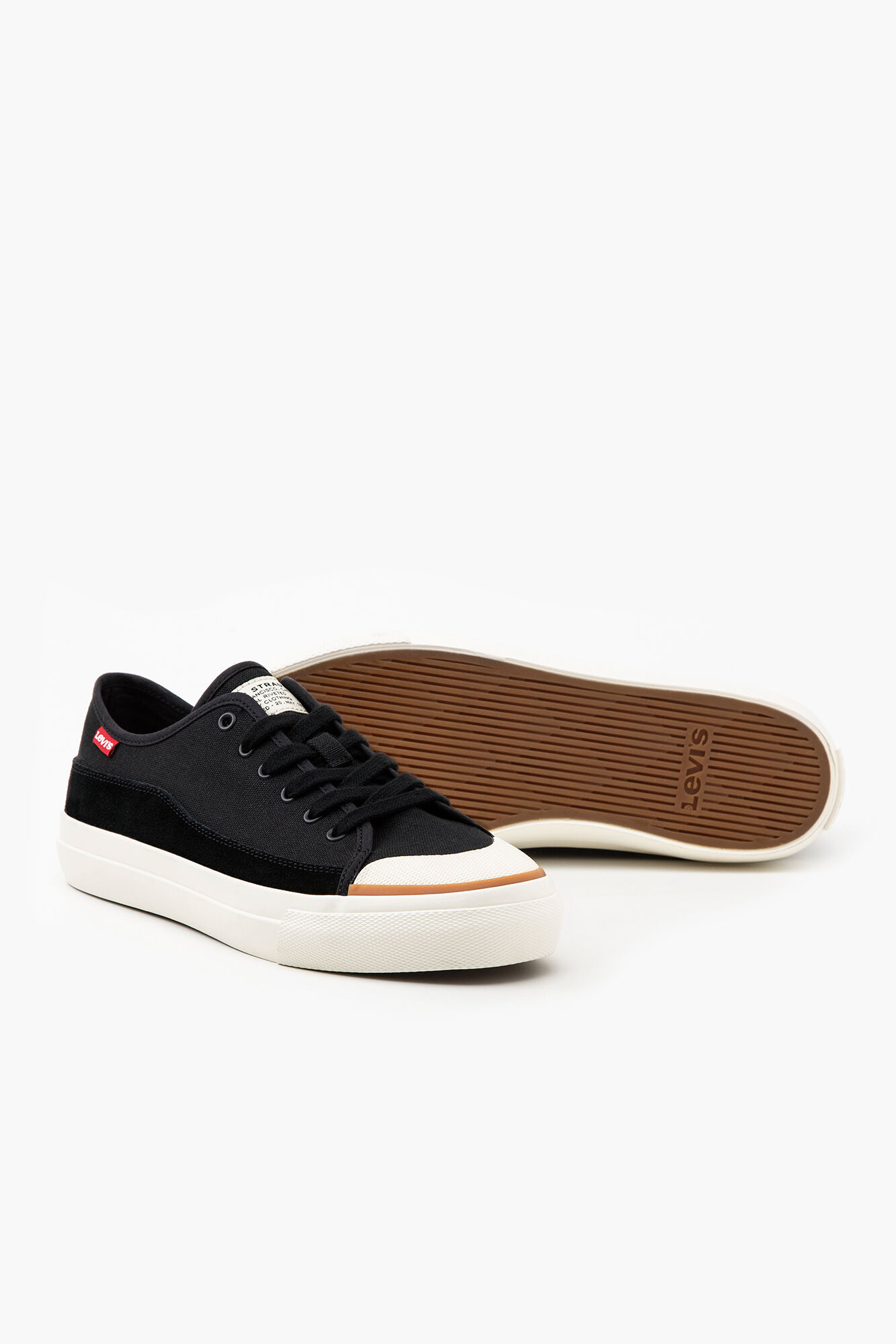 Sapatos baixos quadrados - Preto