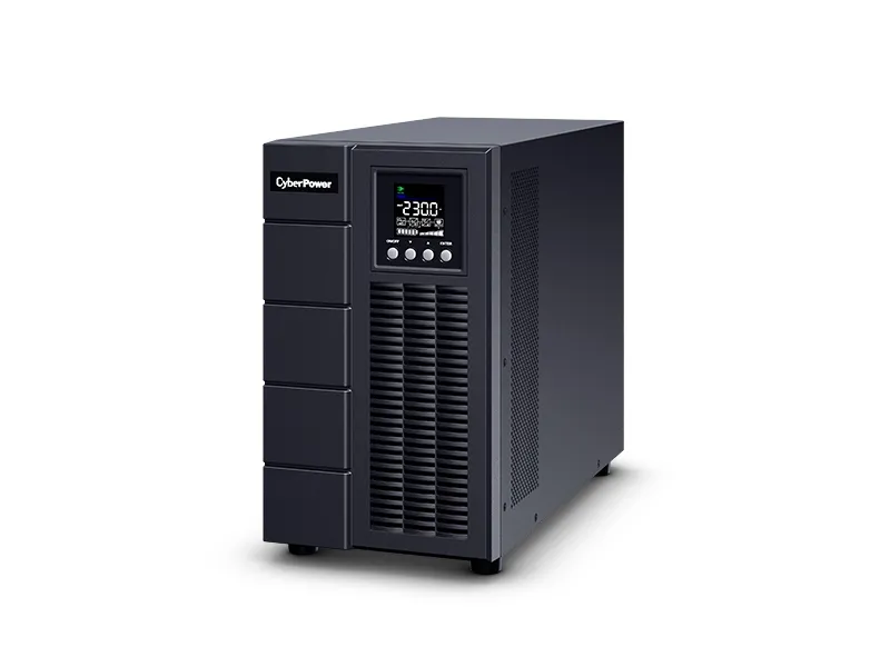 CyberPower Online S Series OLS3000EA - UPS - AC 230 V - 2700 Watt - 3000 VA - 9 At - RS-232, USB - output-stikforbindelser: 8 - aktiv PFC - sort