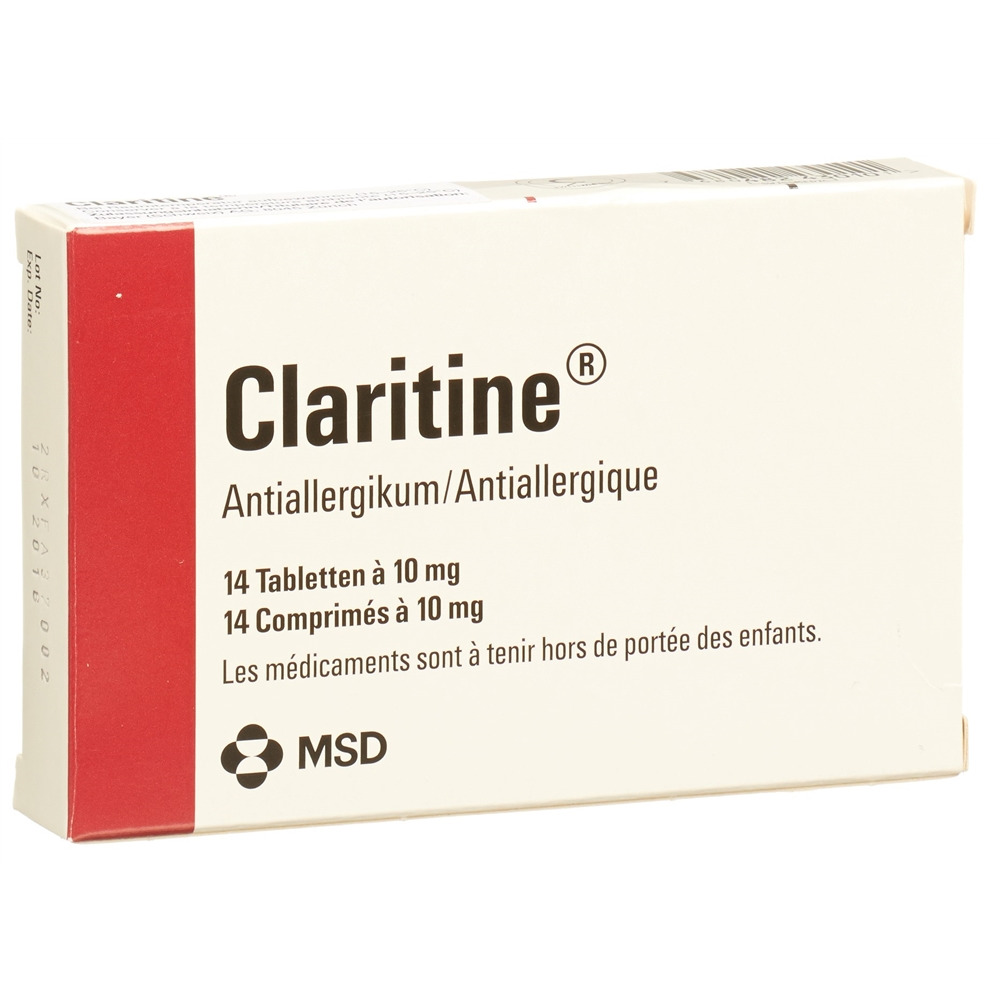 CLARITINE Tabl 10 mg Blist 14 Stk