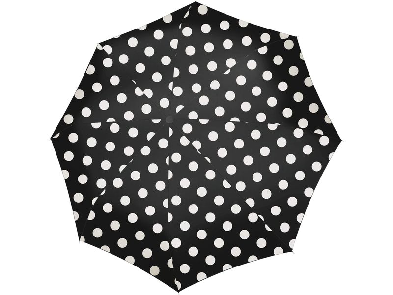 Reisenthel Schirm Pocket Classic Dots White Regenschirm aus recyceltem PET