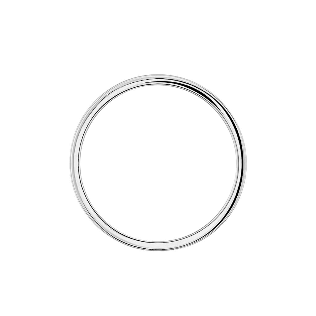 Alliance Aelyne Ruban Plat Argent Blanc