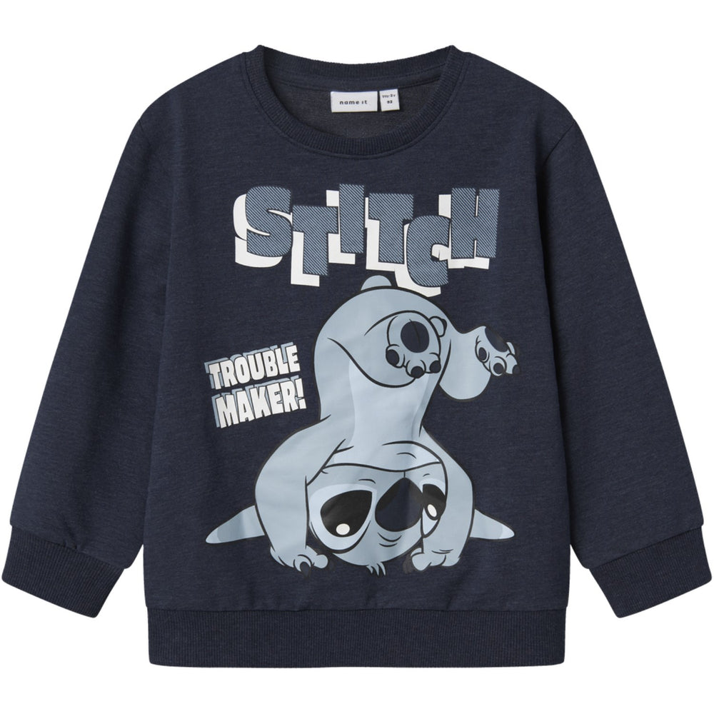 Køb Name It Navy Blazer Nmmjasp Stitch Nreg Sweat Unb Wdi