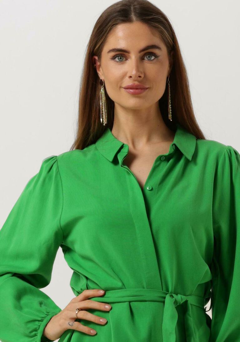 ANOTHER LABEL groene another label mini jurk sahila dress