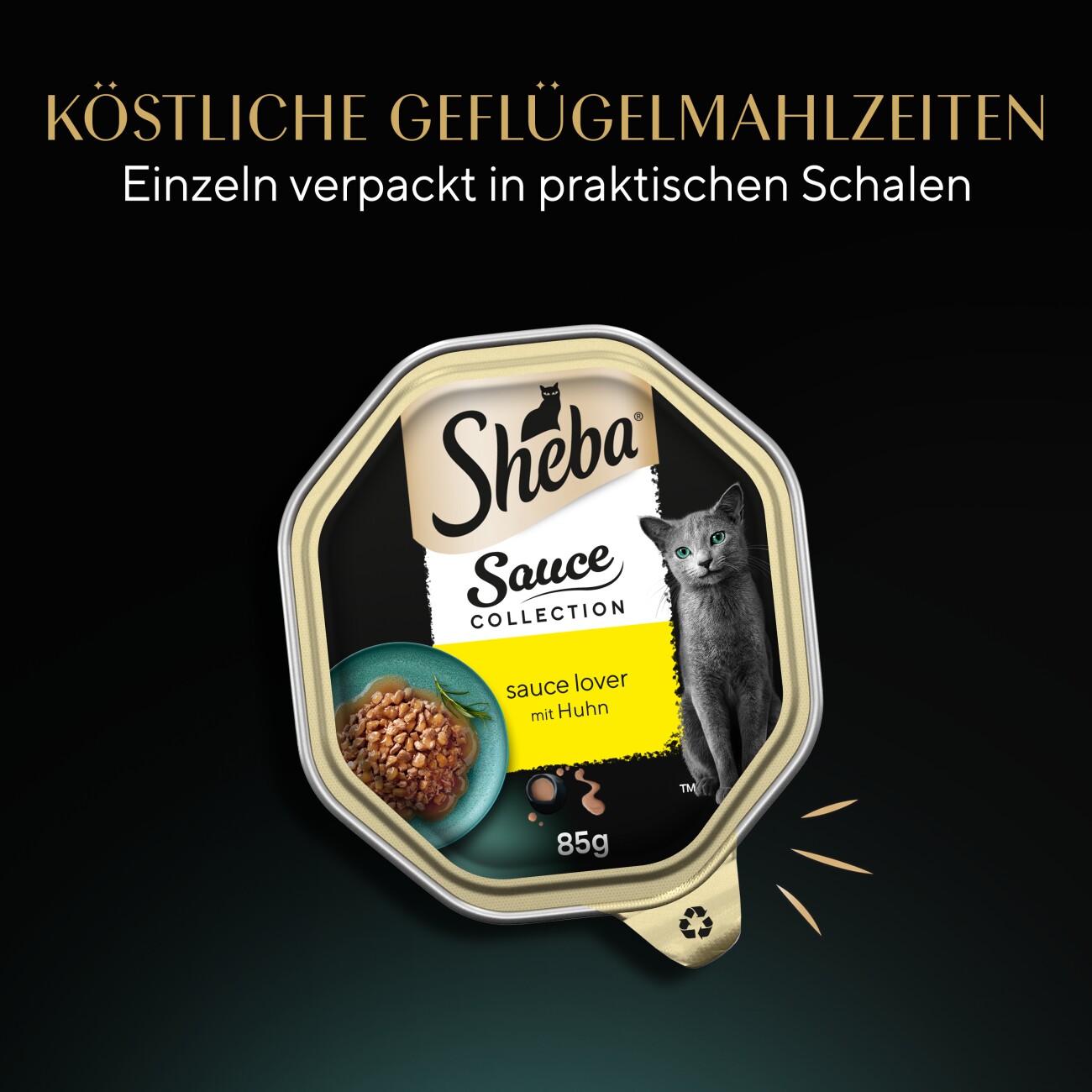 Sheba Sauce Collection Sauce Lover 22x85 g Huhn