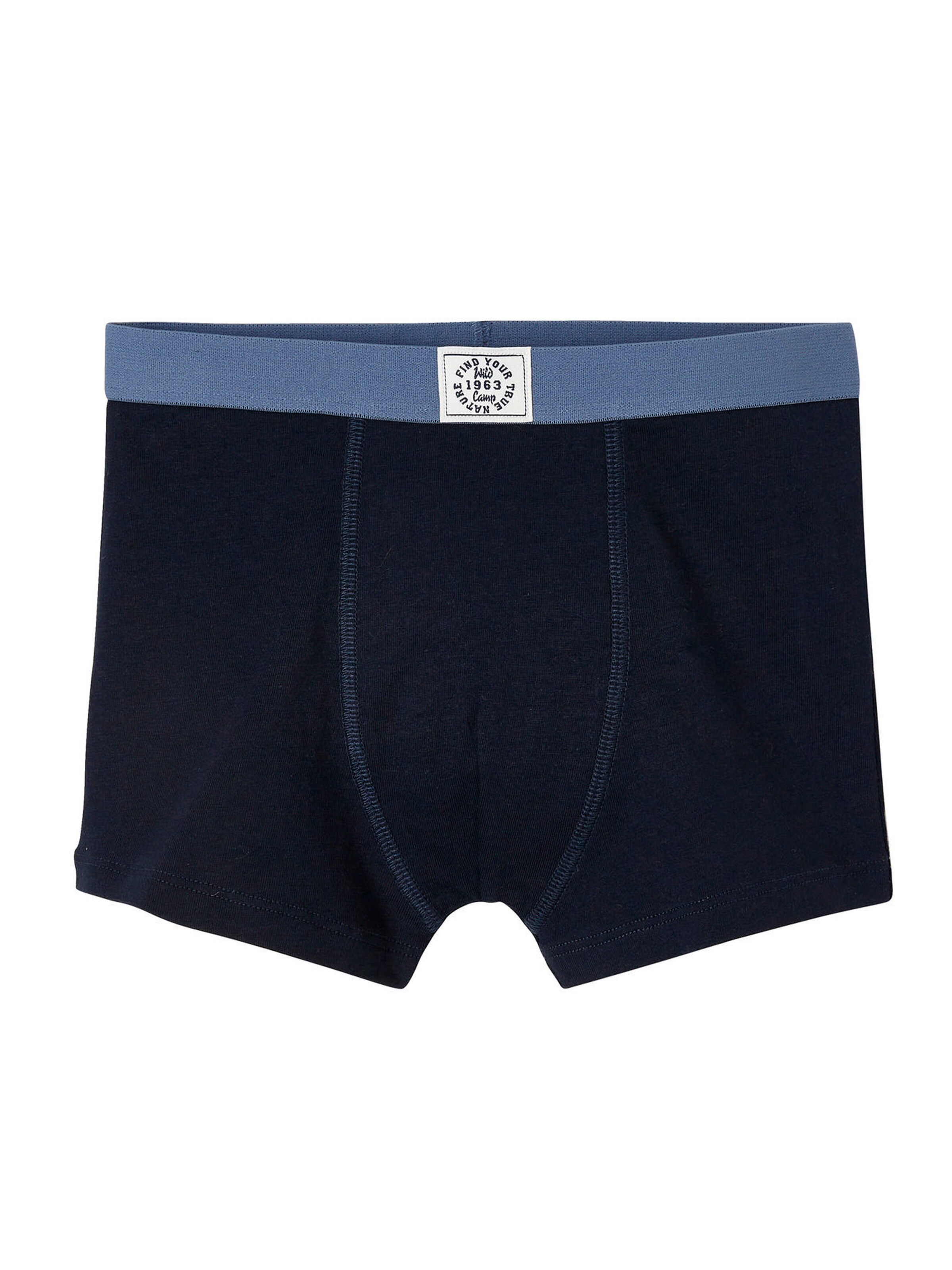 Vertbaudet 5er-Pack Jungen Boxershorts BASIC pack blau/weiß/grau