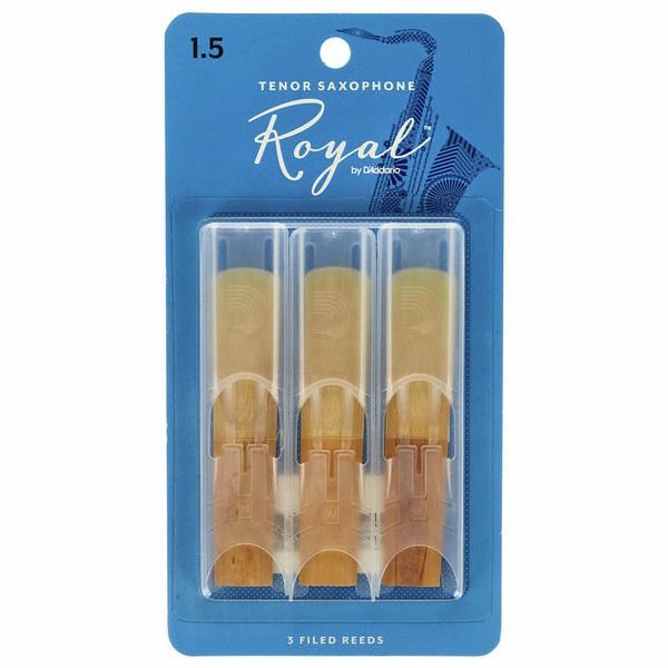 DAddario Woodwinds Royal Tenor Sax 1.5 - 3-Pack
