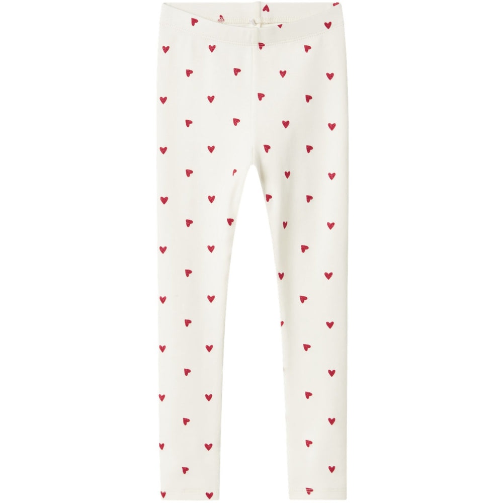Køb Name It Cloud Dancer Dheart Leggings