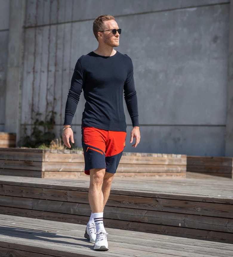 Tufte Mens Frost Long Sleeve<br>100 % myk merinoull
