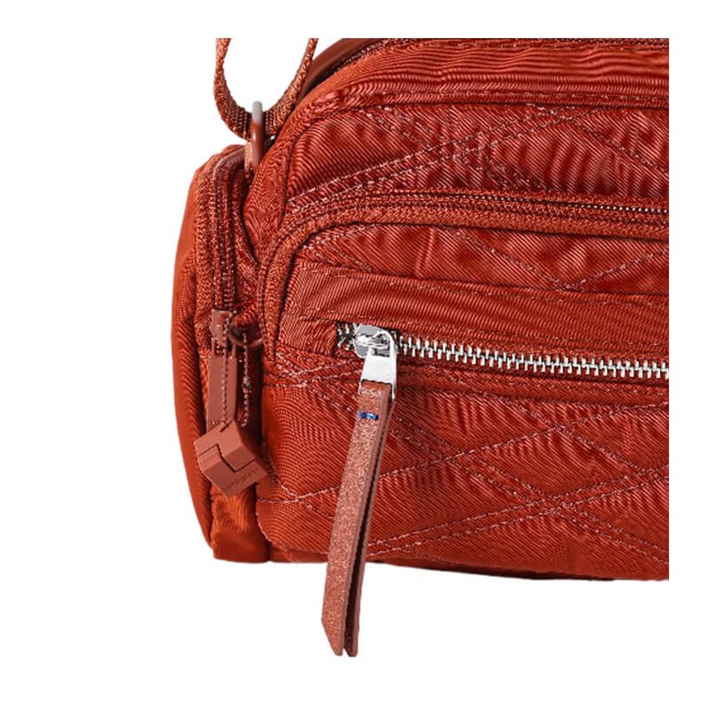 Sac bandoulière Emily 24 cm New Quilt Brandy Brown