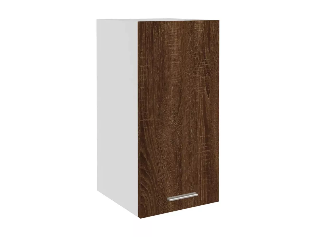 Armoire suspendue Chêne marron 29,5x31x60 cm Bois d'ingénierie