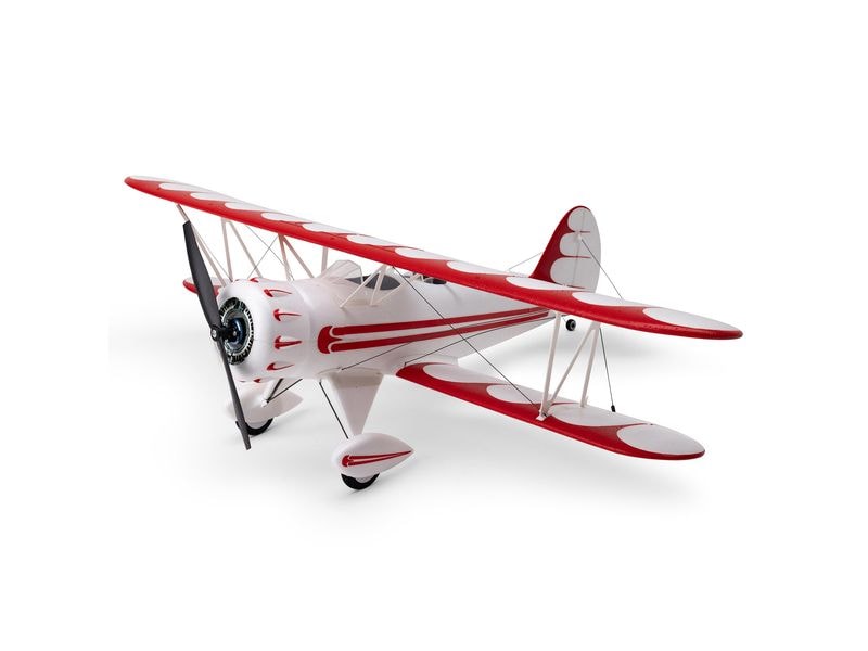 E-flite Doppeldecker UMX WACO 550 mm Weiss, BNF Basic UMX Scale Doppeldecker mit Brushless Antrieb und Spektrum Technik