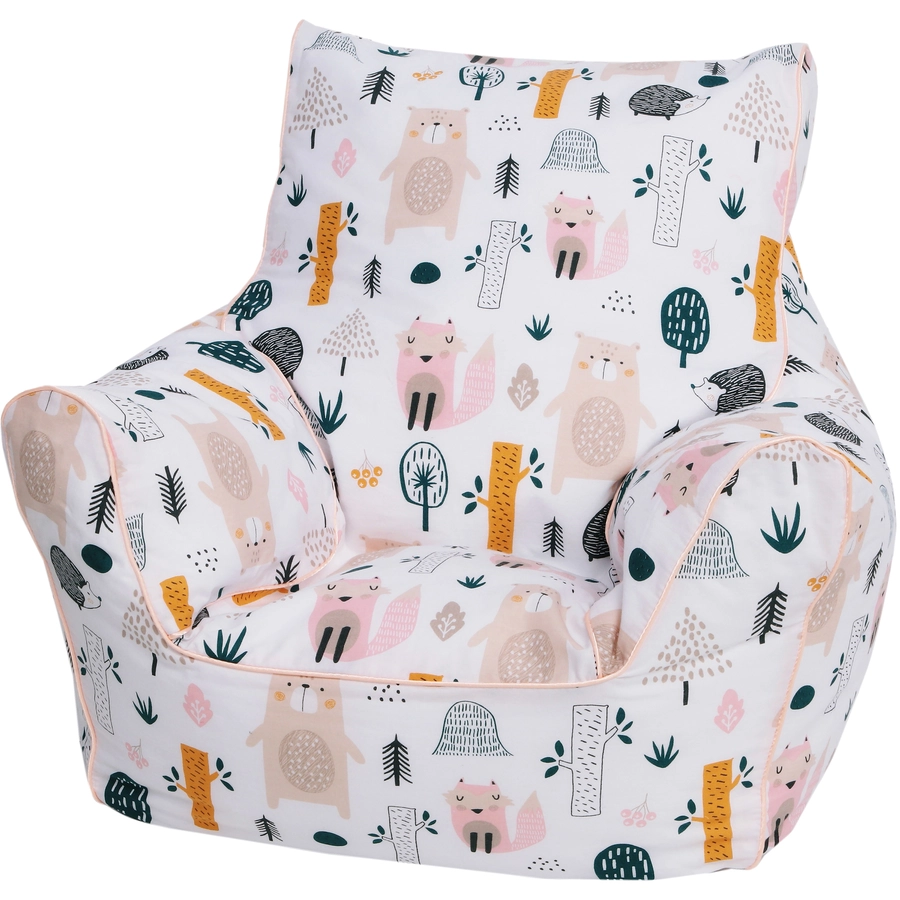 knorr toys® Kindersitzsack Wildlife weiß