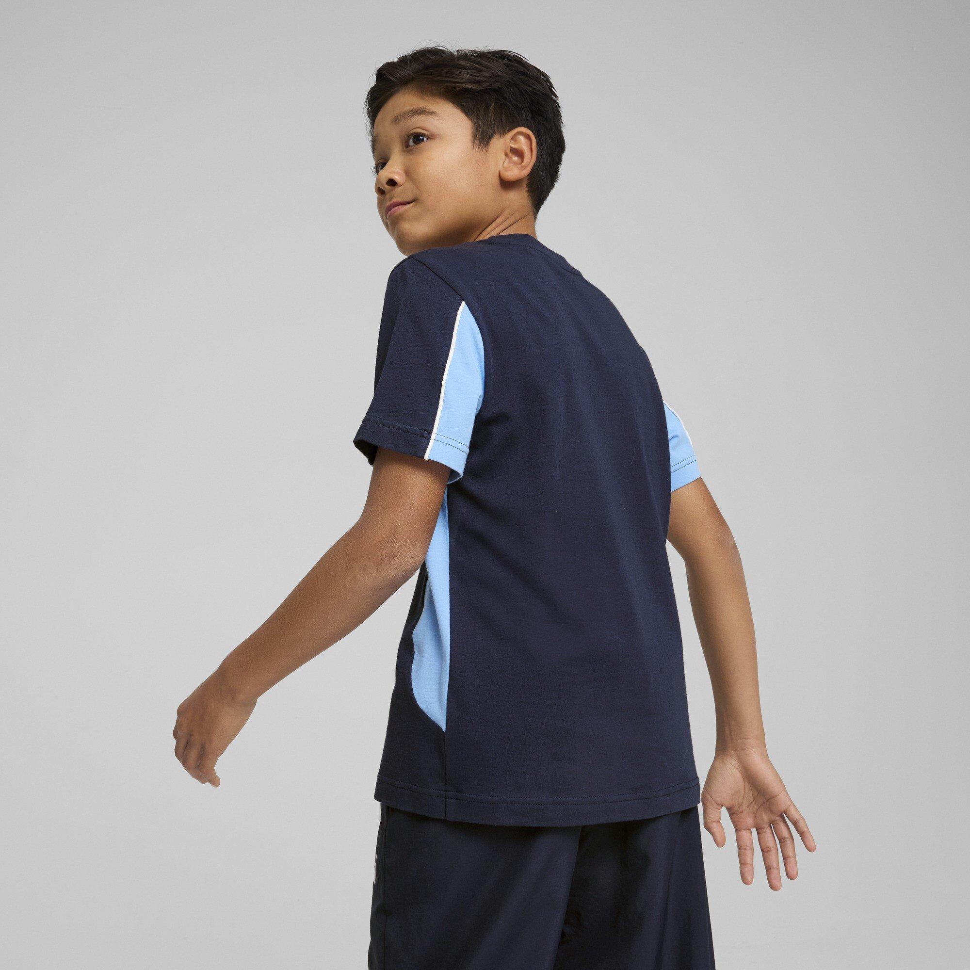 Puma Manchester City Football Archive T Shirt Juniors