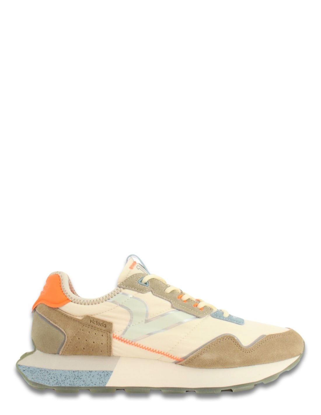 victoria Baskets de ville Homme Wing - Neon Point Nylon/Daim Multicolor