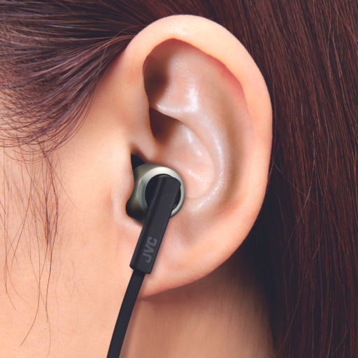 Fones de ouvido Bluetooth com cancelamento de ruído JVC HA-FX65BN-NU