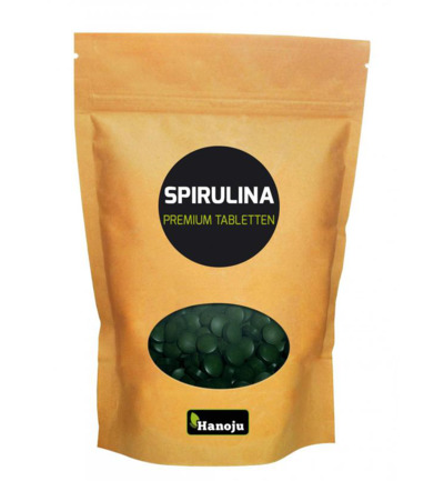 Hanoju Spirulina 400mg premium zak (2500 stuks)