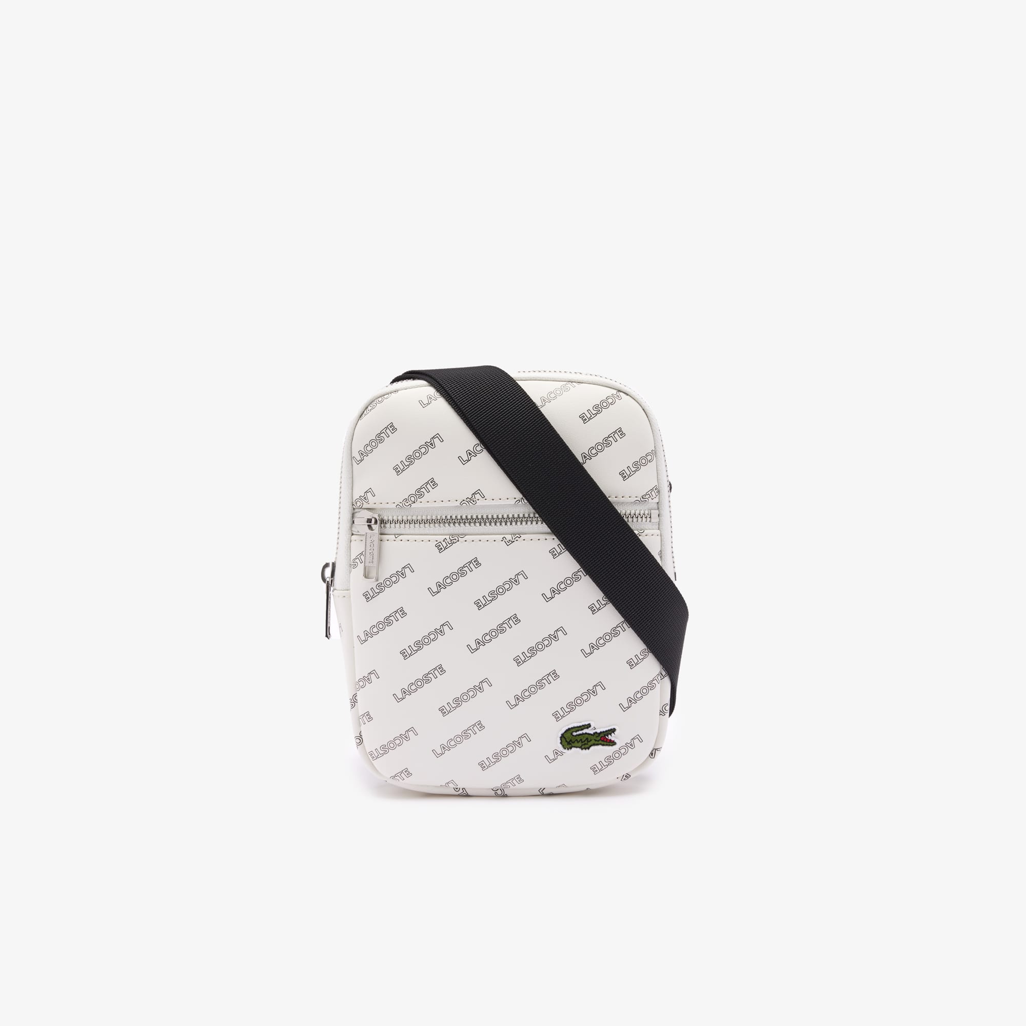 Sacoche LCST avec imprimé siglé Sacoches & Pochettes - Blanc - Lacoste - Homme