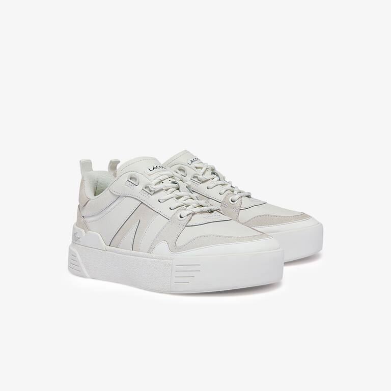 Sneakers L002 femme en cuir Sneakers - Blanc - Lacoste - Femme