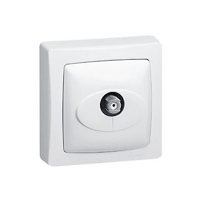 Prise TV simple ASL Legrand blanc 9.5 mm