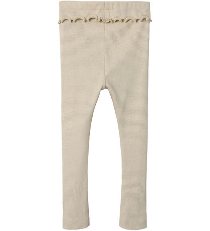 Name It Leggings - Rib - NmfBinnie - Summer Sand