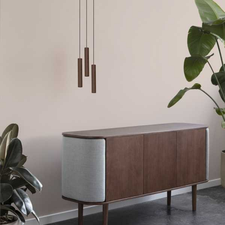 Umage Chimes 3 cluster hanglamp Ø3.4 donker eiken
