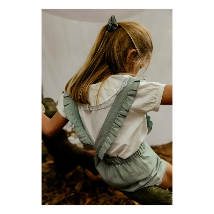 Lililotte Exclusivité Lililotte x Smallable - Combishort Margaret | Vert Eucalyptus